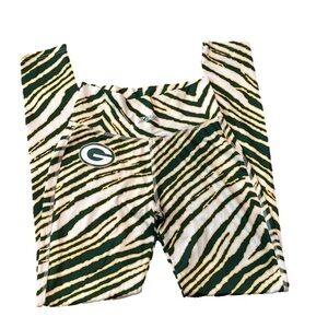 Green Bay Packers Women's Zebra Print Leggings